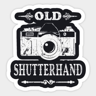 Old Shutterhand vintage Camera Photography Sticker